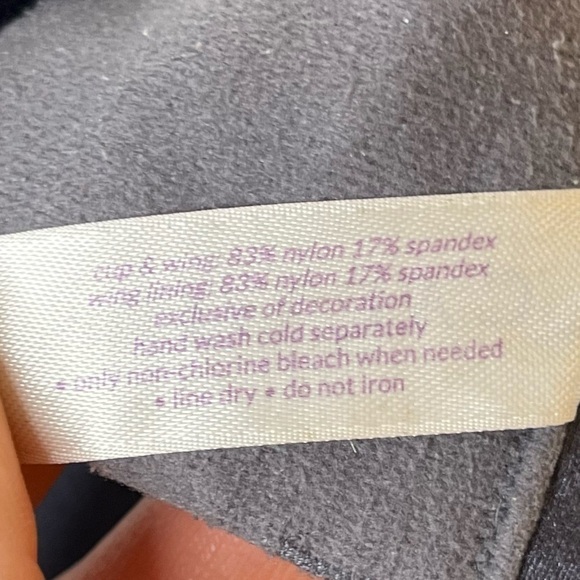 CACIQUE 38DDD Intuition Full Coverage Bra Blue Grey - Picture 7 of 8